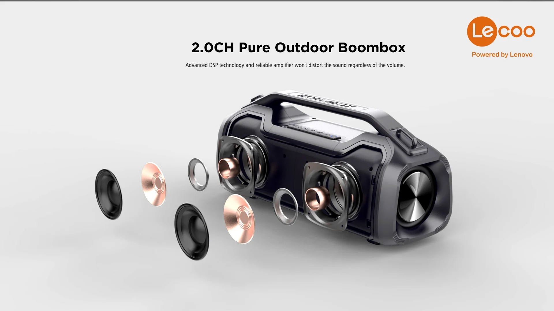 LECOO DS153 PORTABLE BLUETOOTH SPEAKER Portable True Wireless Stereo Bluetooth SKU-03138