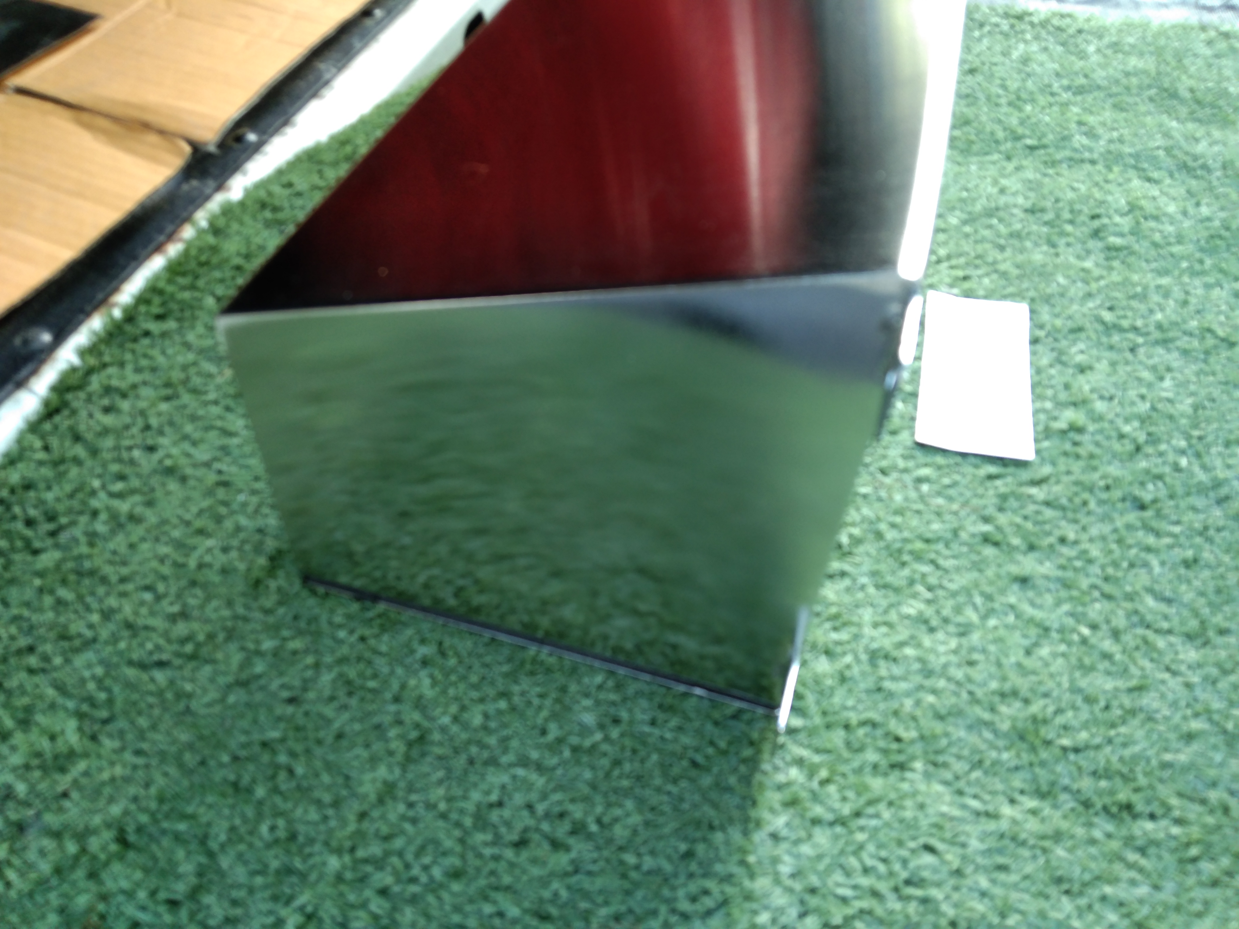 กล่องสแตนเลสด้านบนสโลป POWER PLUGS (C) W350xH150xD150mm.