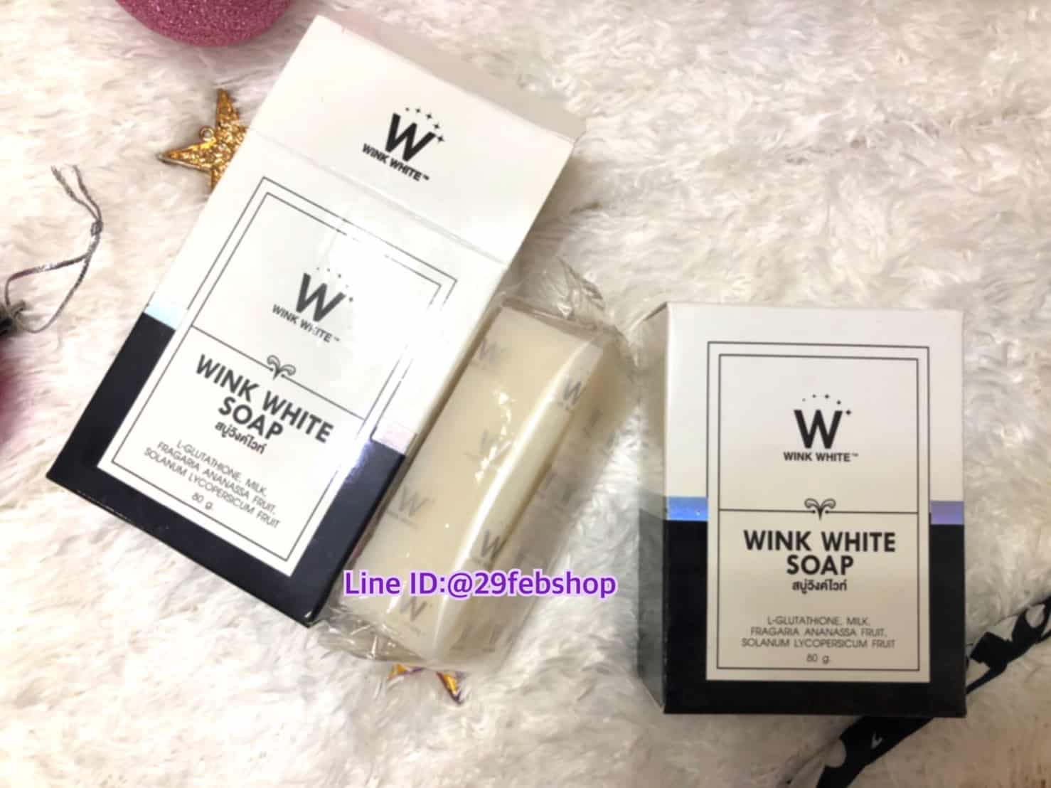 WINK WHITE SOAP สบู่ผิวขาว