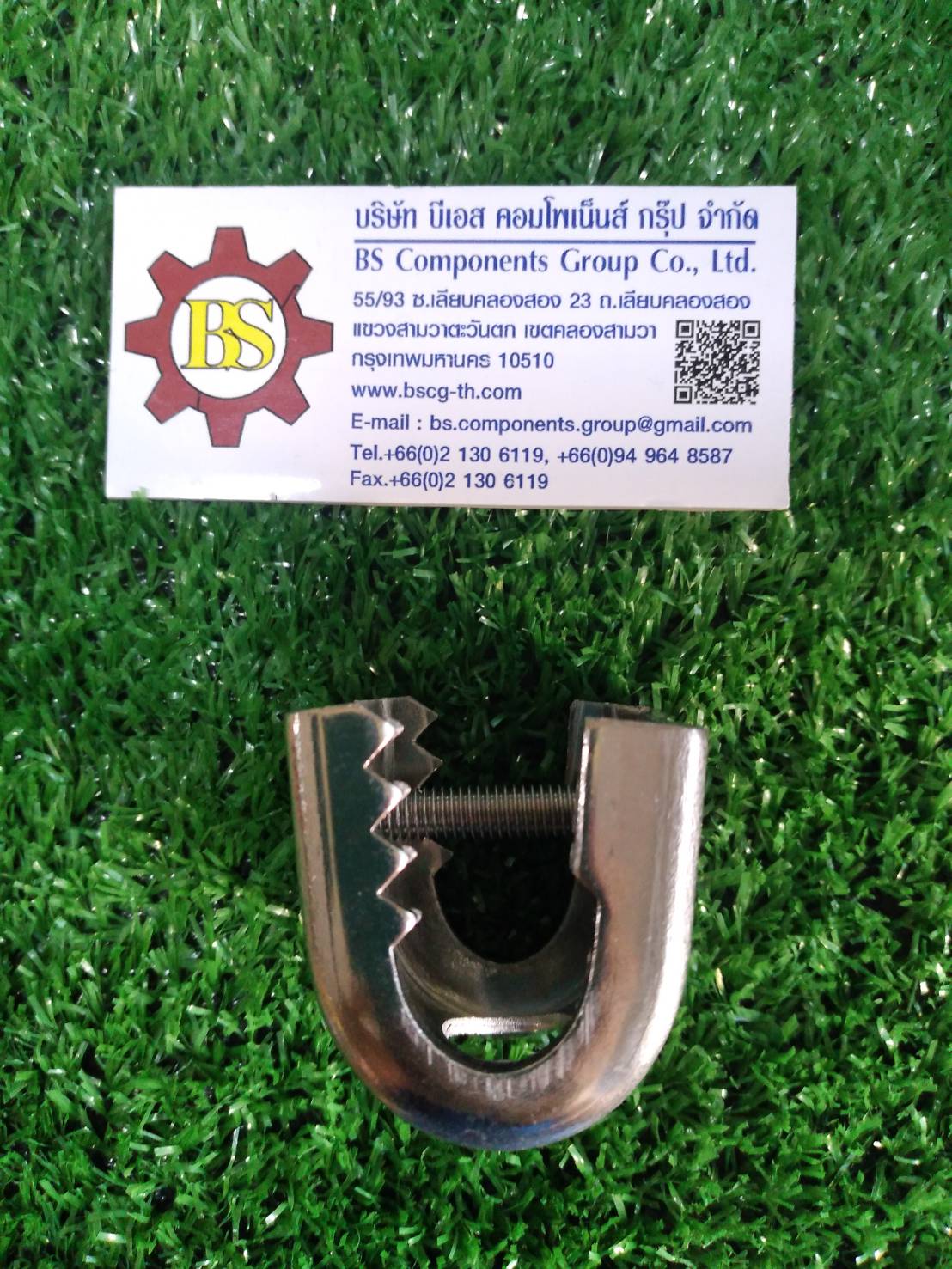 SEC : แคล้มฟันจระเข้สแตนเลส (Stainless Steel) 1 16mm.