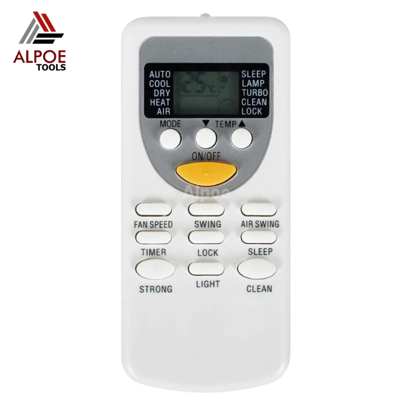 รีโมทแอร์ ยี่ห้อ CHIGO รหัส ZHJZ01