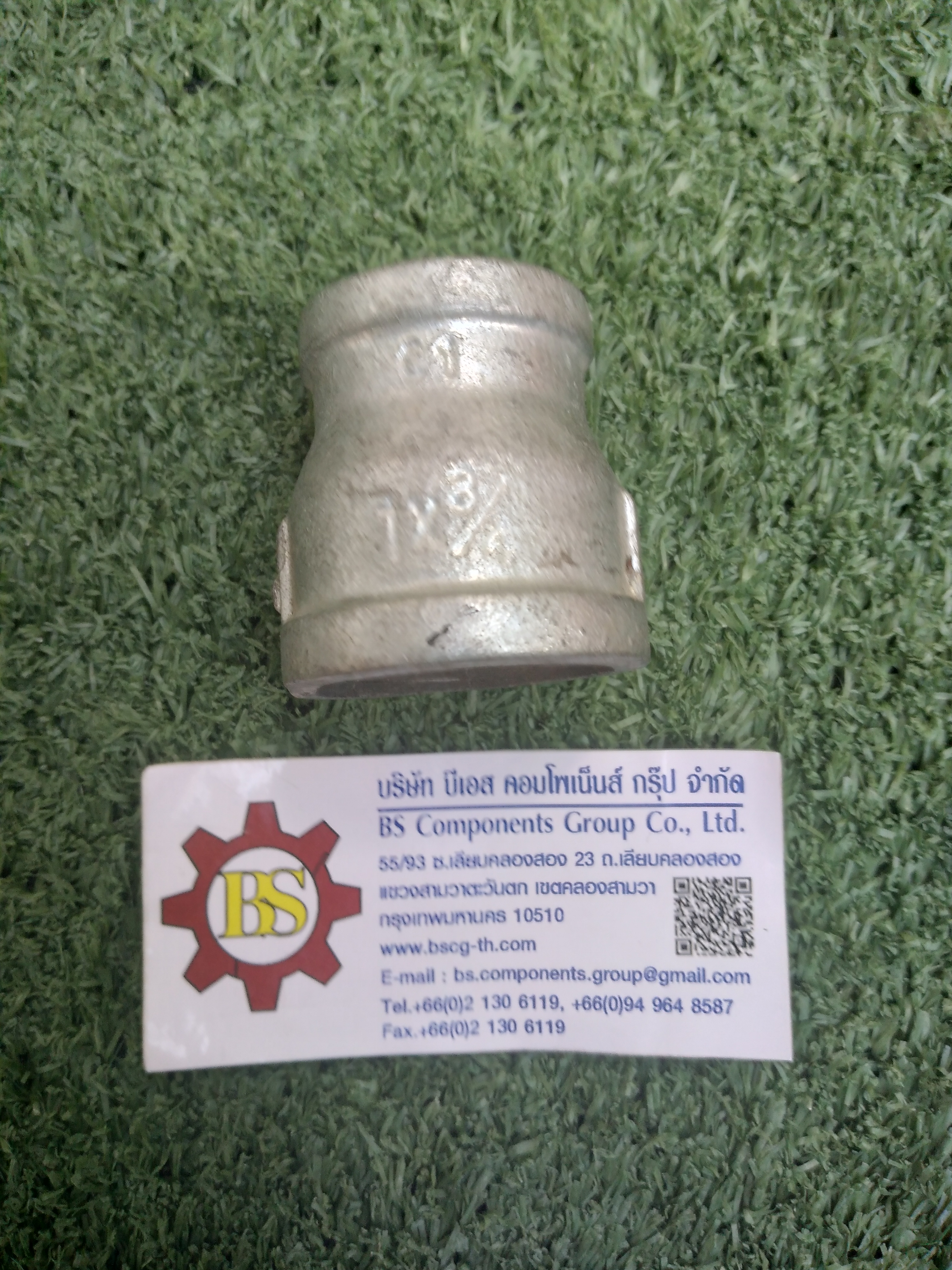 ข้อต่อ กัลวาไนซ์ ข้อลดกลม เกลียวใน Size 1" x 3/4"