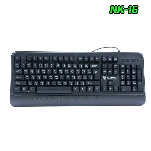 NUBWO NK016 NUWBO ORDINARY KEYBOARD USB 104KEY KB-UB-NW-016BK