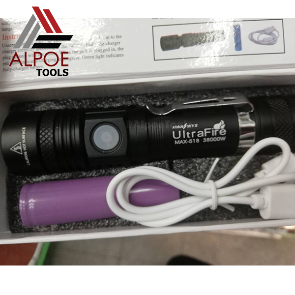 ไฟฉายแรงสูง หลอด T6 รุ่น XB-518