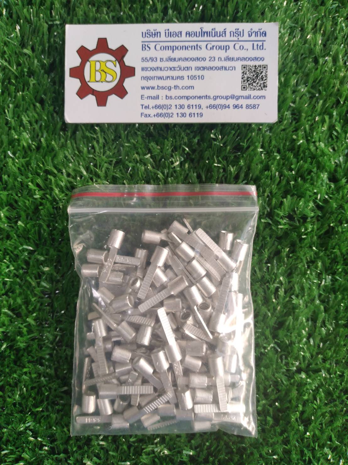 SHINOHAWA : หางปลาพินแบน-เปลือย TPIN5.5F-14 (100ชิ้น/ถุง)