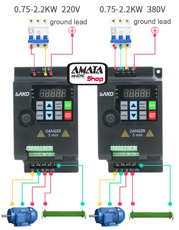 SANKO Inverter SKI780 Series 2.2 kw single phase 220VAC