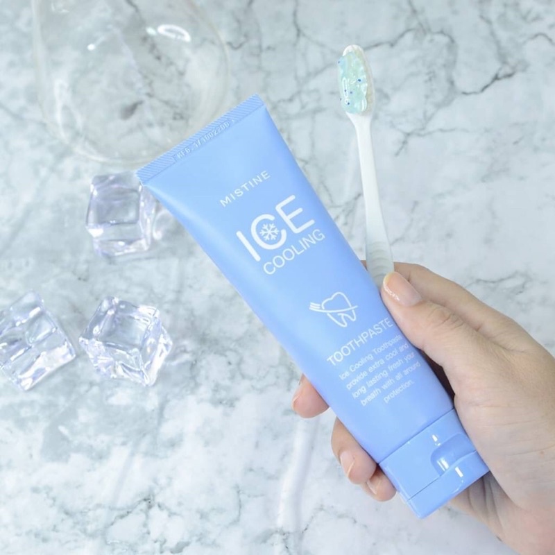 Mistine Ice Cooling Toothpaste 100 g. ยาสีฟันสูตรเย็น มิสทีน