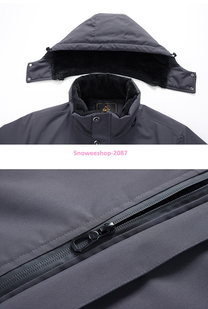 เสื้อโค้ทบุผ้าซูเปอร์หนา กันหนาวได้ถึง -30°C ไซส์ใหญ่พิเศษ L-10XL อกใหญ่สุดถึง 68 นิ้ว หนาวแค่ไหนก็ไม่ต้องทนหนาว ทรงโอเวอร์ไซ ไม่ตัน! ไม่พอง! ใส่แล้วดูเพรียว ใส่ได้ทั้งผู้ชายและผู้หญิง กันน้ำ กันลม กันหิมะ อุ่นแบบนุ่มฟูสบายตัว ไม่หนักตัว มีให้เลือกถึง 7 ส