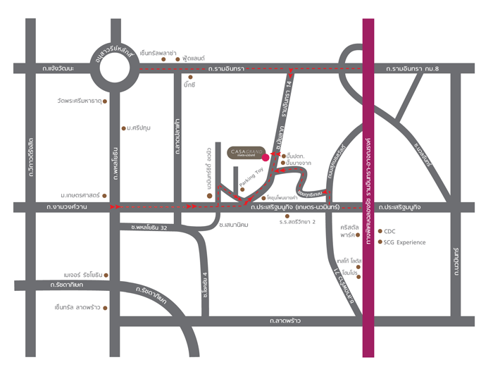 ขายด่วนบ้านหรูพื้นที่ใหญ่ Casa Grand เกษตร-นวมินทร์ รับประกันคุณภาพ ในสังคมและทำเลคุณภาพ ระดับ A++