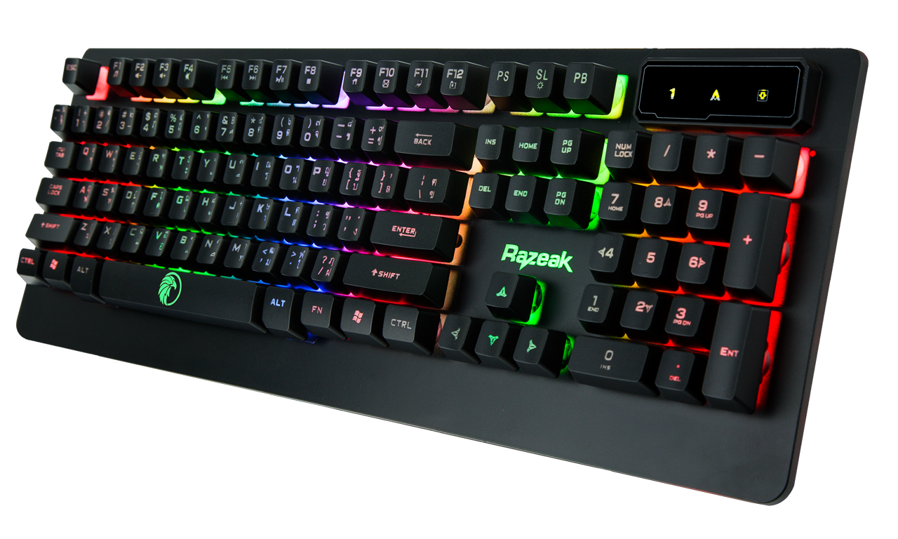 KG-8702 RAZEAK Keyboard Gaming BLACKLIGHT KG-8702 KB-UB-RZ-8702X