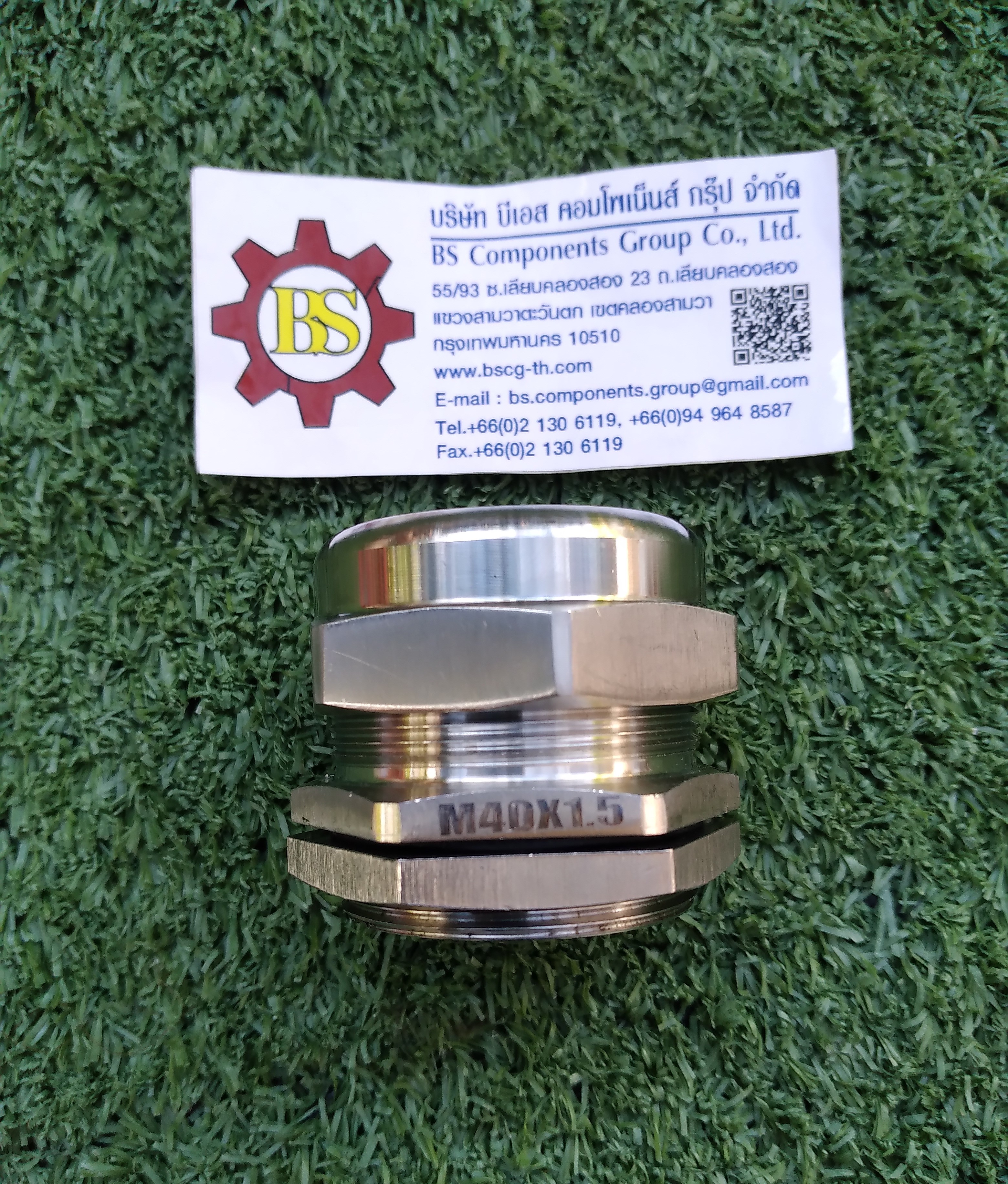 SHINOHAWA : เคเบิ้ลแกลนสแตนเลส M40x1.5 IP68 18-25mm (PL362)