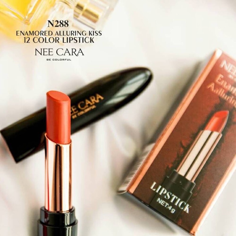 Nee Cara Enamored Aalluring kiss Lipstick #N288 matte lipstick ลิปสติกเนื้อแมทท์