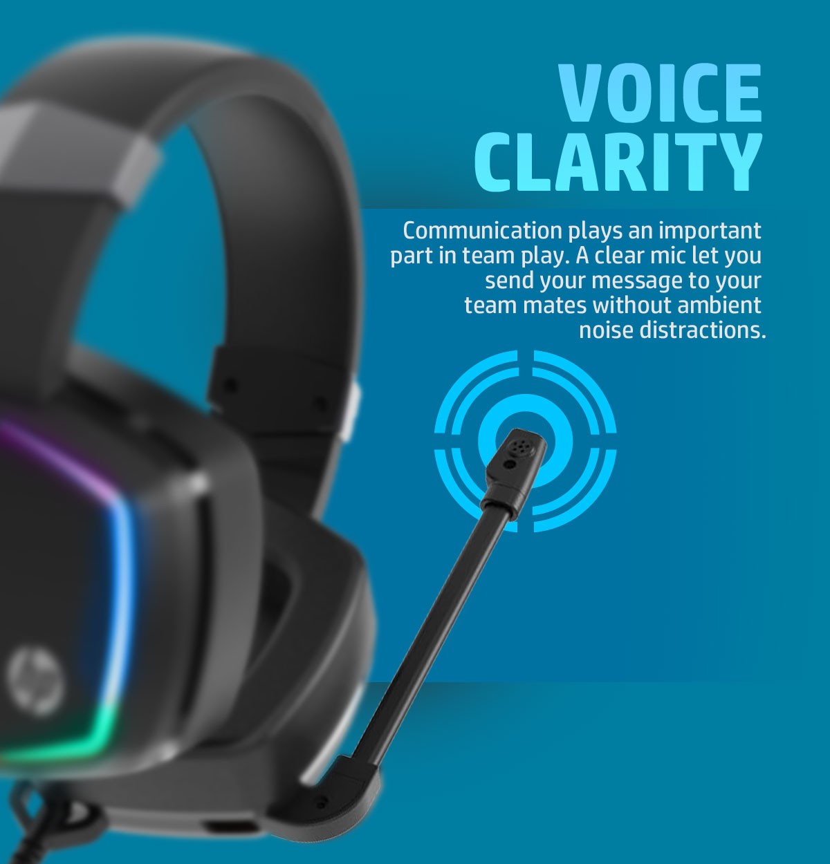 HP HP H320 GAMING HEADSET 3.5 AUDIO JACK+USB HP-HM-HP-H320B