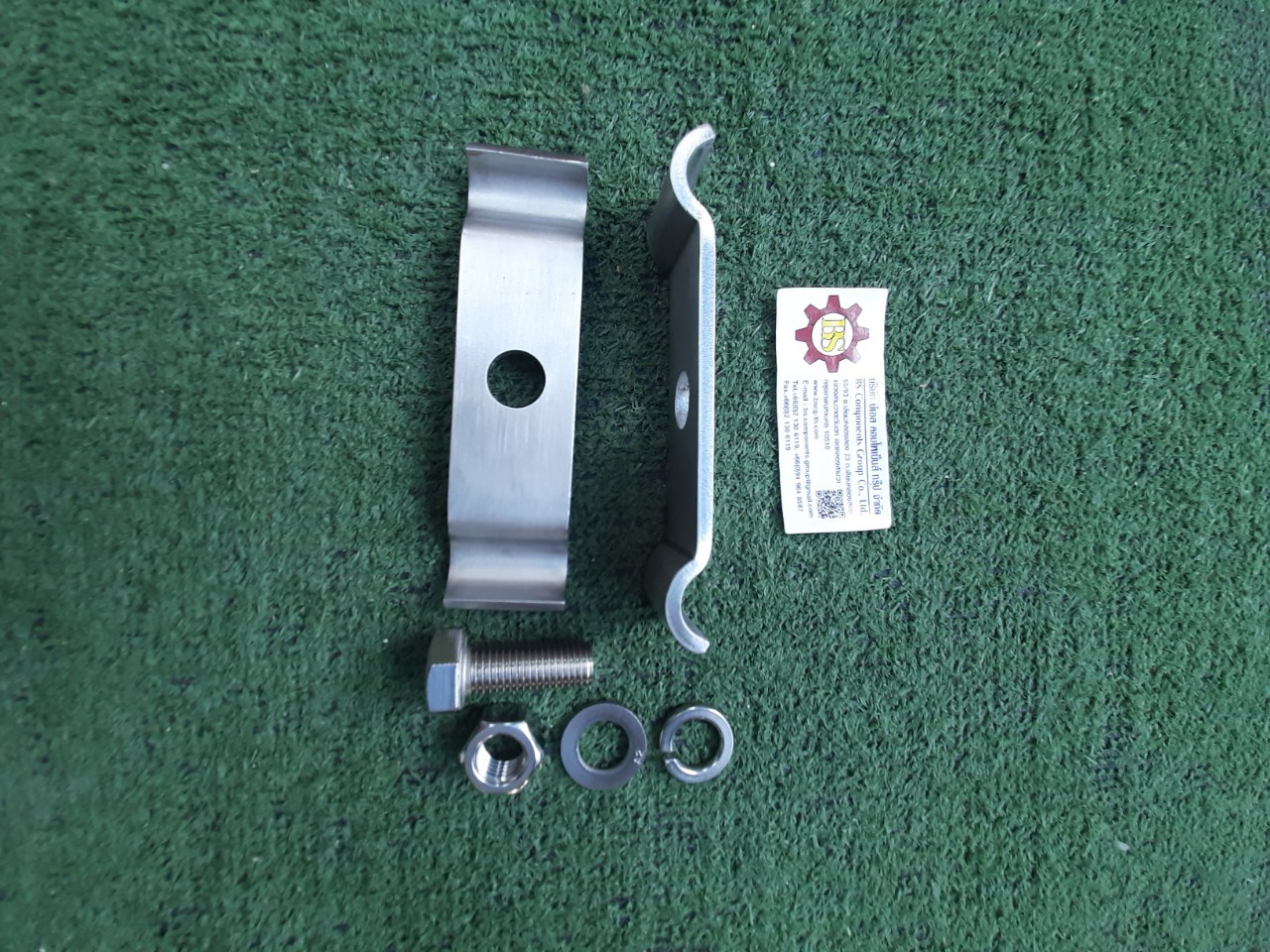 Clamp SUS 304 for 2x95sqmm หนา 5 มิล