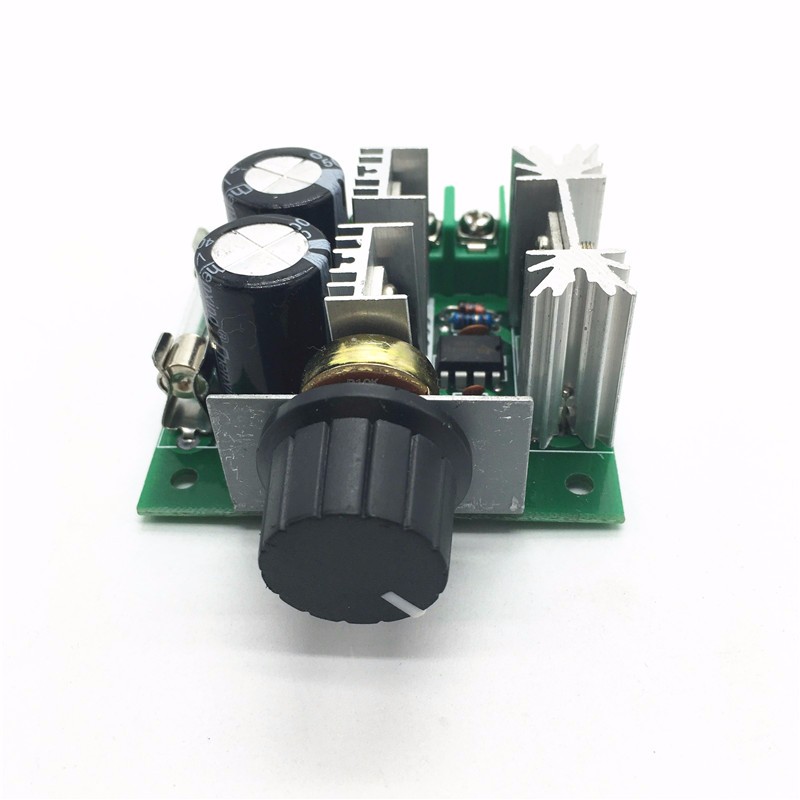 10V-40V 10A DC Motor Speed Controller Switch Governor PWM Infinitely Variable Speed Regulator High Efficiency ควบคุมความเร็วมอเตอร์