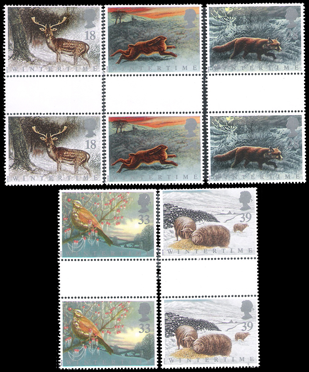 GB 2 Sets of Gutter Rare