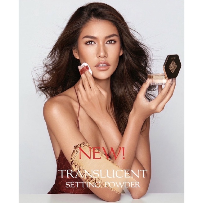Chat Translucent Setting Powder แป้งฝุ่นผสมรองพื้น บางเบา