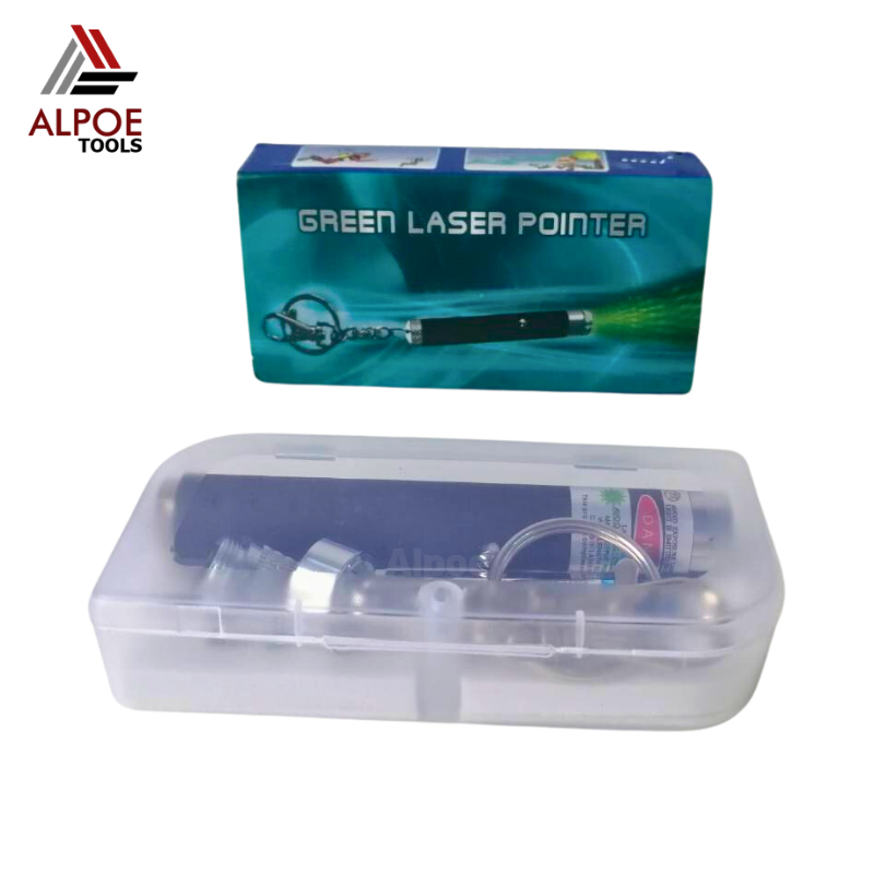 เลเซอร์แสงเขียว ขนาดเล็ก มีพวงกุญแจ รุ่นใส่ถ่าน 3A