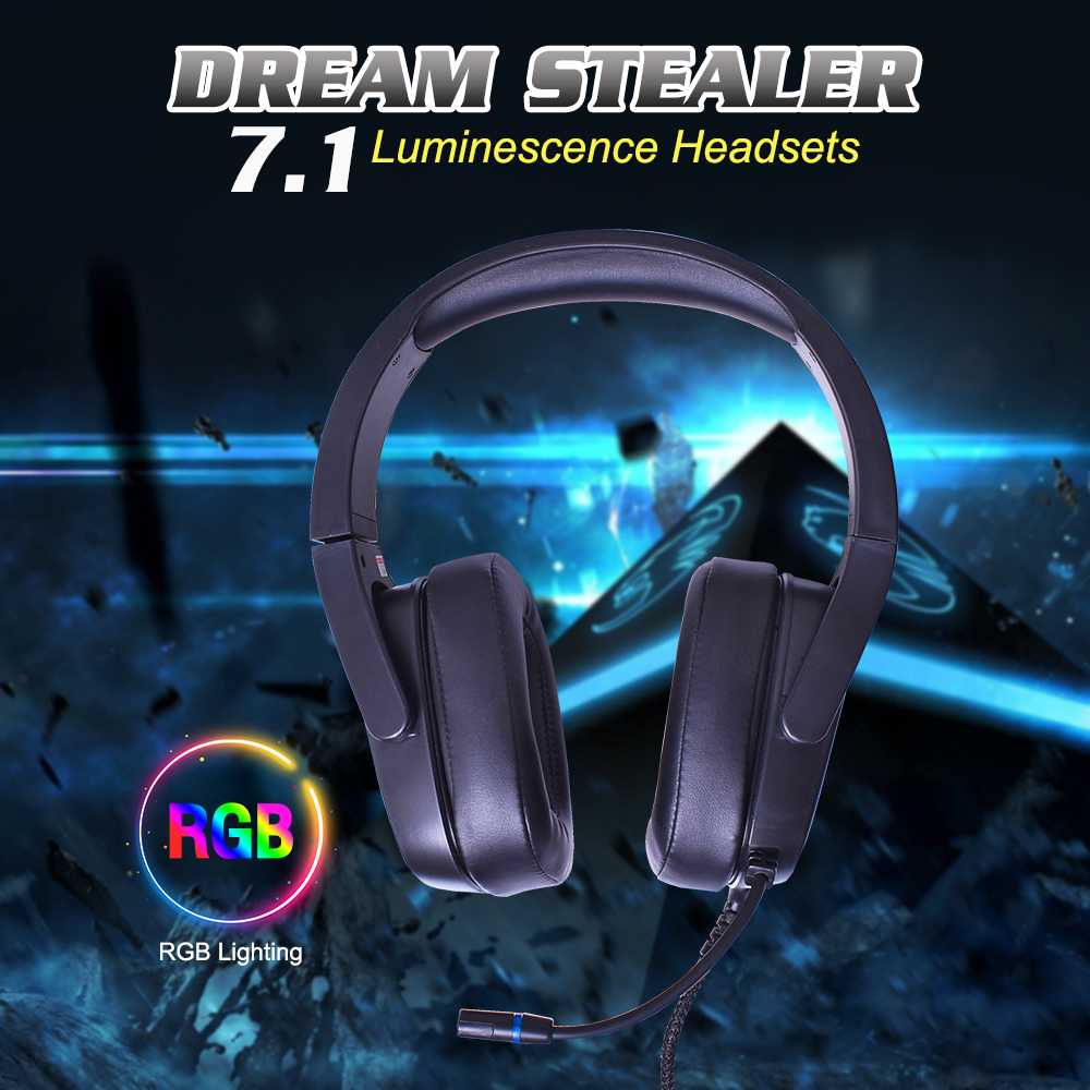OKER L-22 OKER DREAM STEALER 7.1 HEADSETS +MIC USB HP-HM-OK-L22BK