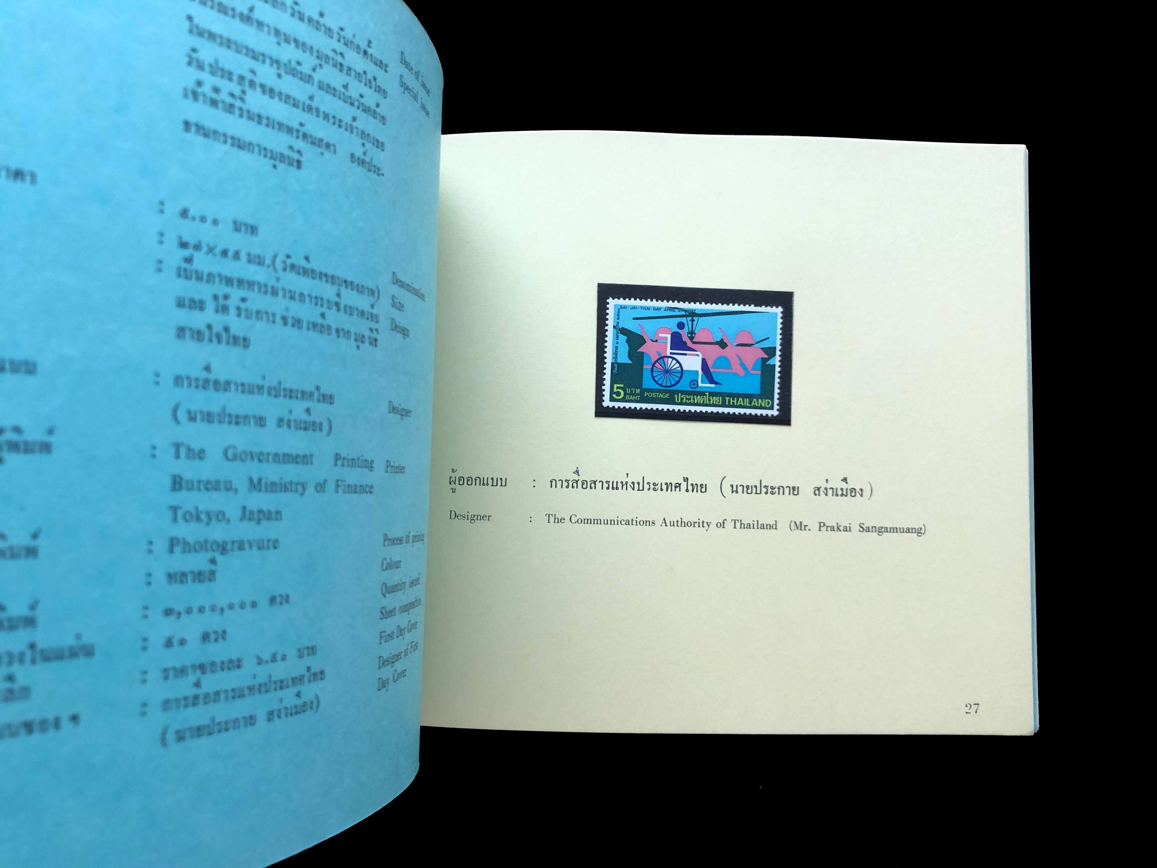 สมุดตราไปรษณียากรไทยประจำปี 2520