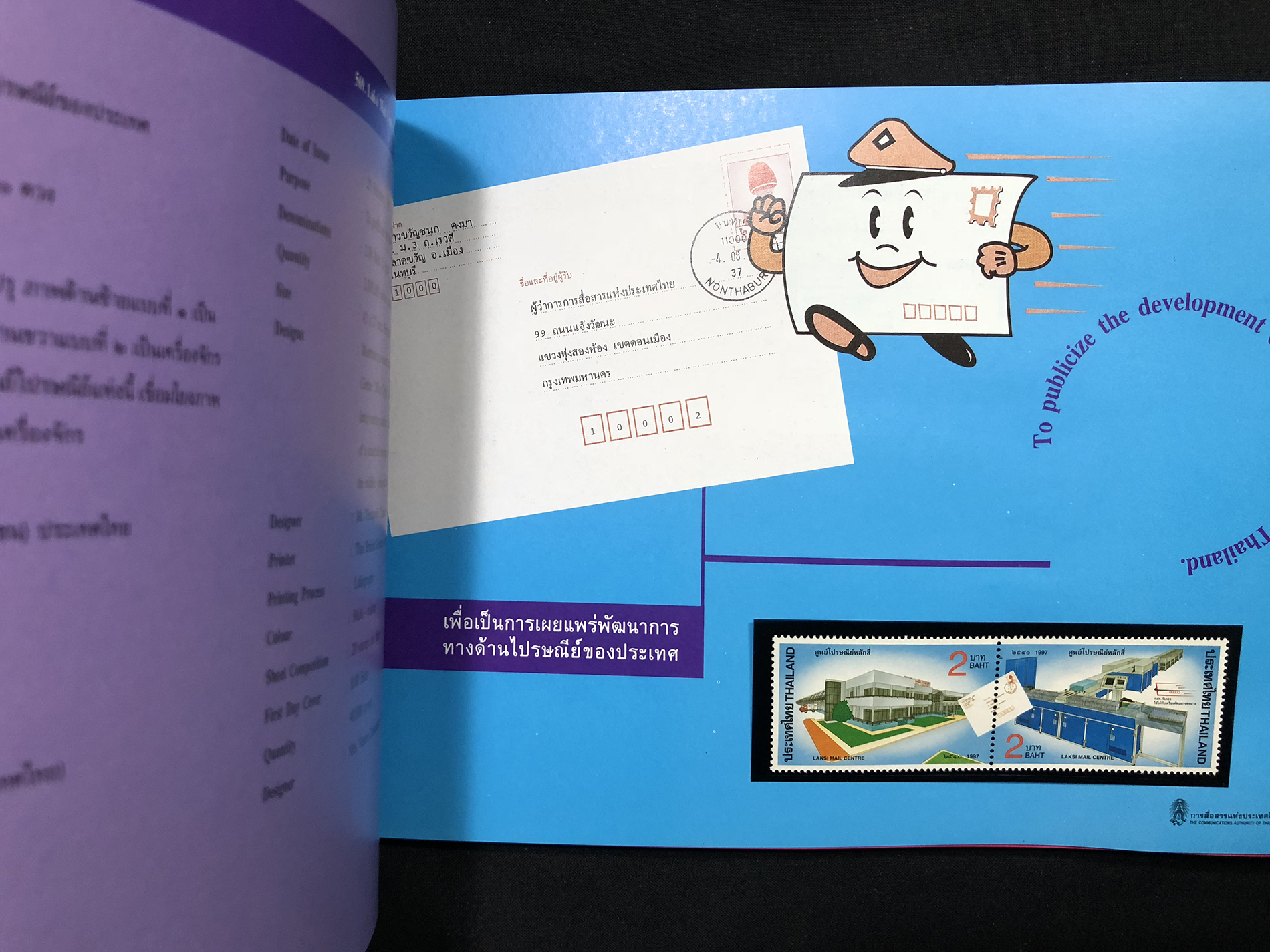 สมุดตราไปรษณียากรไทยประจำปี 2540