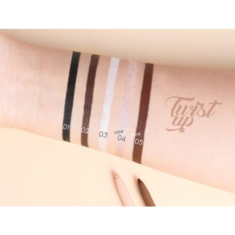 MEILINDA MC3097 INK LASTING GEL LINER อายไลน์เนอร์ แบบเจลเนื้อนุ่ม แท่งหมุนออโต้