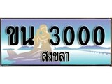 เลขทะเบียนรถ สงขลา ขน 3000 เลขประมูล จากเฮงทะเบียน