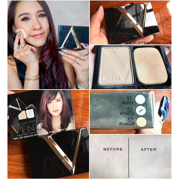 Mistine Venus Super Powder 10g แป้งพัฟ มิสทิน