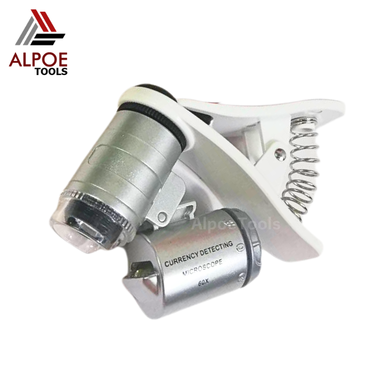 เลนท์ขยาย แบบหนีบมือถือ มีไฟ รุ่น No.9882-W