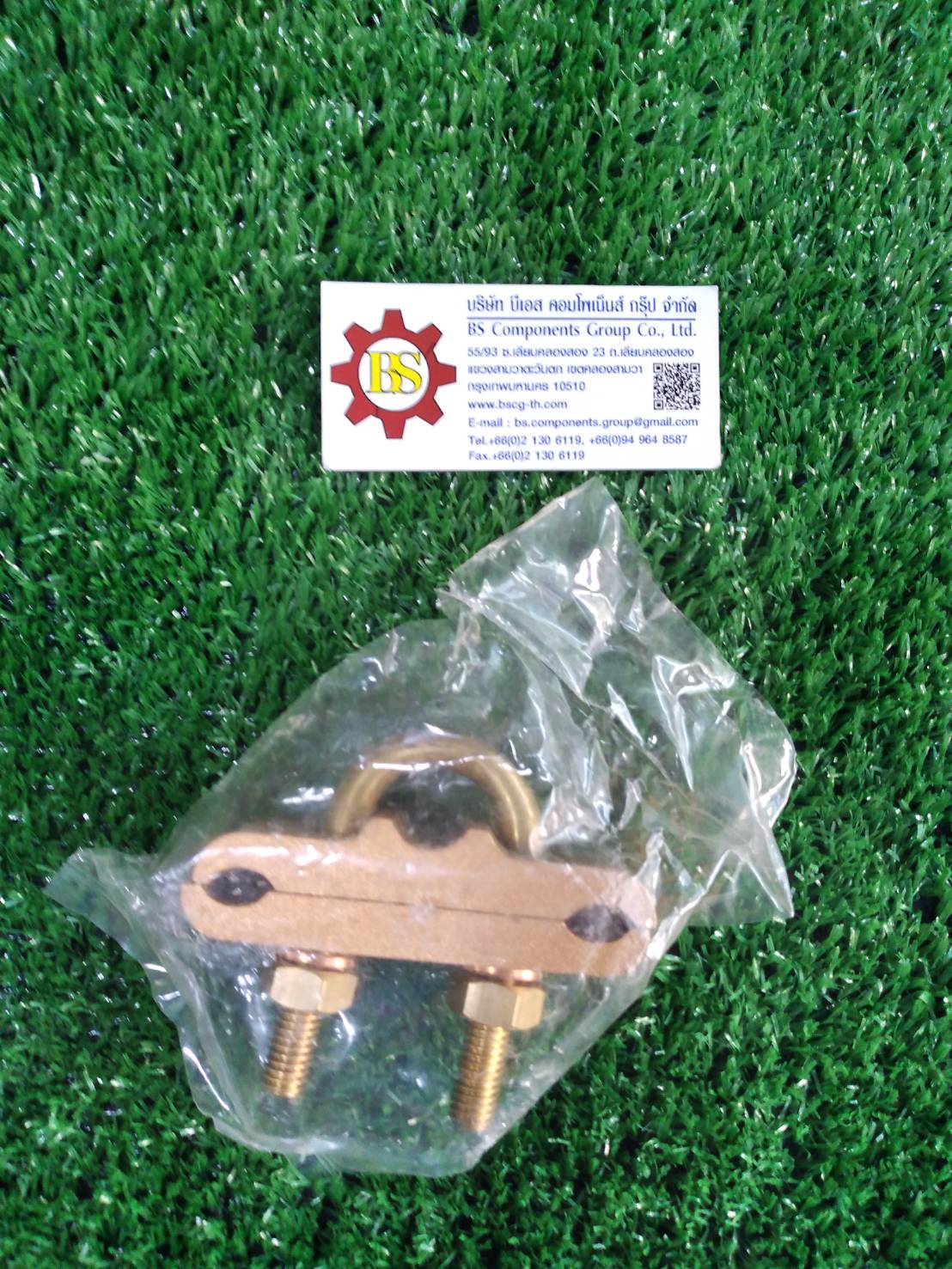 TOPWELD : Ground Clamp Connectors For Two Cable Connection To Rod Or Pipe T-GCRP2-120 Ground Rod dia. 5/8"(14.2 mm.), 3/4" (17.2 mm.) and Cable size 70 - 120 sq.mm.
