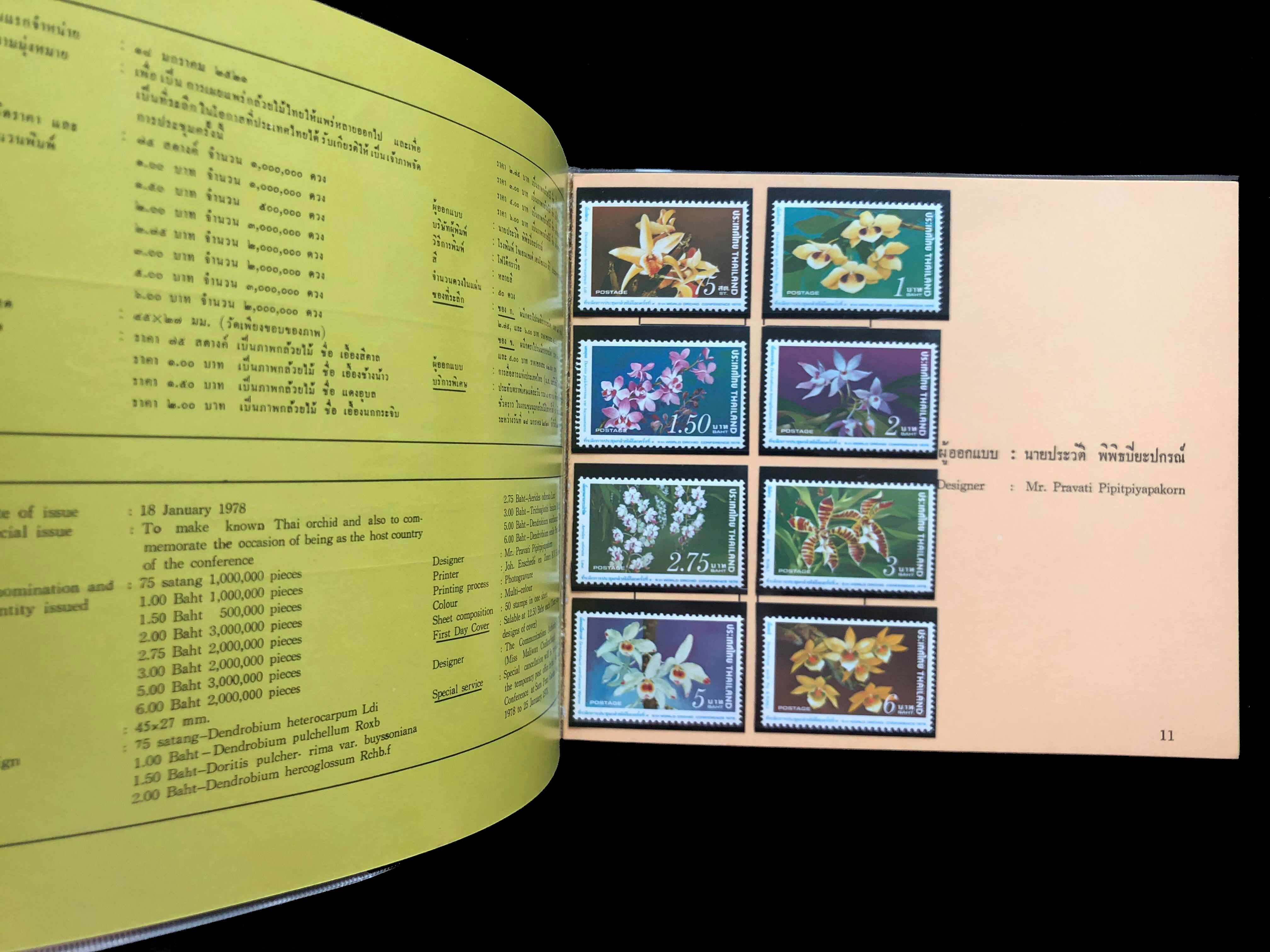 สมุดตราไปรษณียากรไทยประจำปี 2521