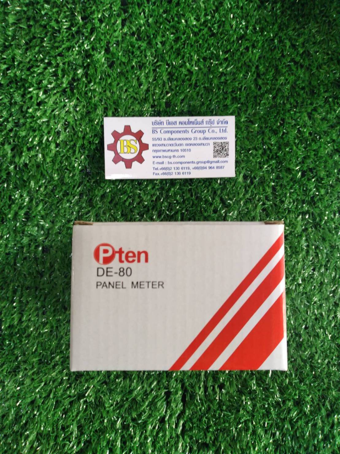 P-ten : แอมป์มิเตอร์ DE-80A (ต่อตรง) 30A 80x80mm.
