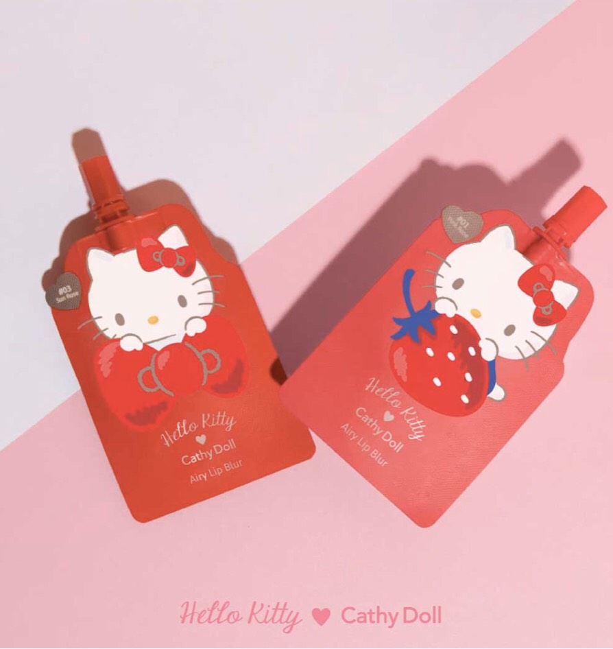 Hello Kitty Cathy Doll Airy Lip Blur 2g.x 6 ชิ้น