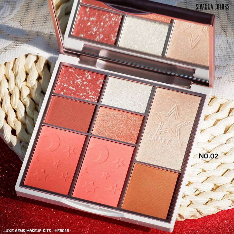 Sivanna Colors Luxe Gems Makeup Kit HF5035 ซีเวียน่า พาเลทแต่งหน้า