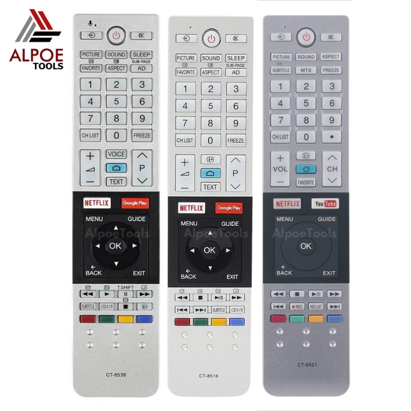 รีโมททีวี Toshiba รหัส CT-8536 สำหรับ Smart TV , Android TV