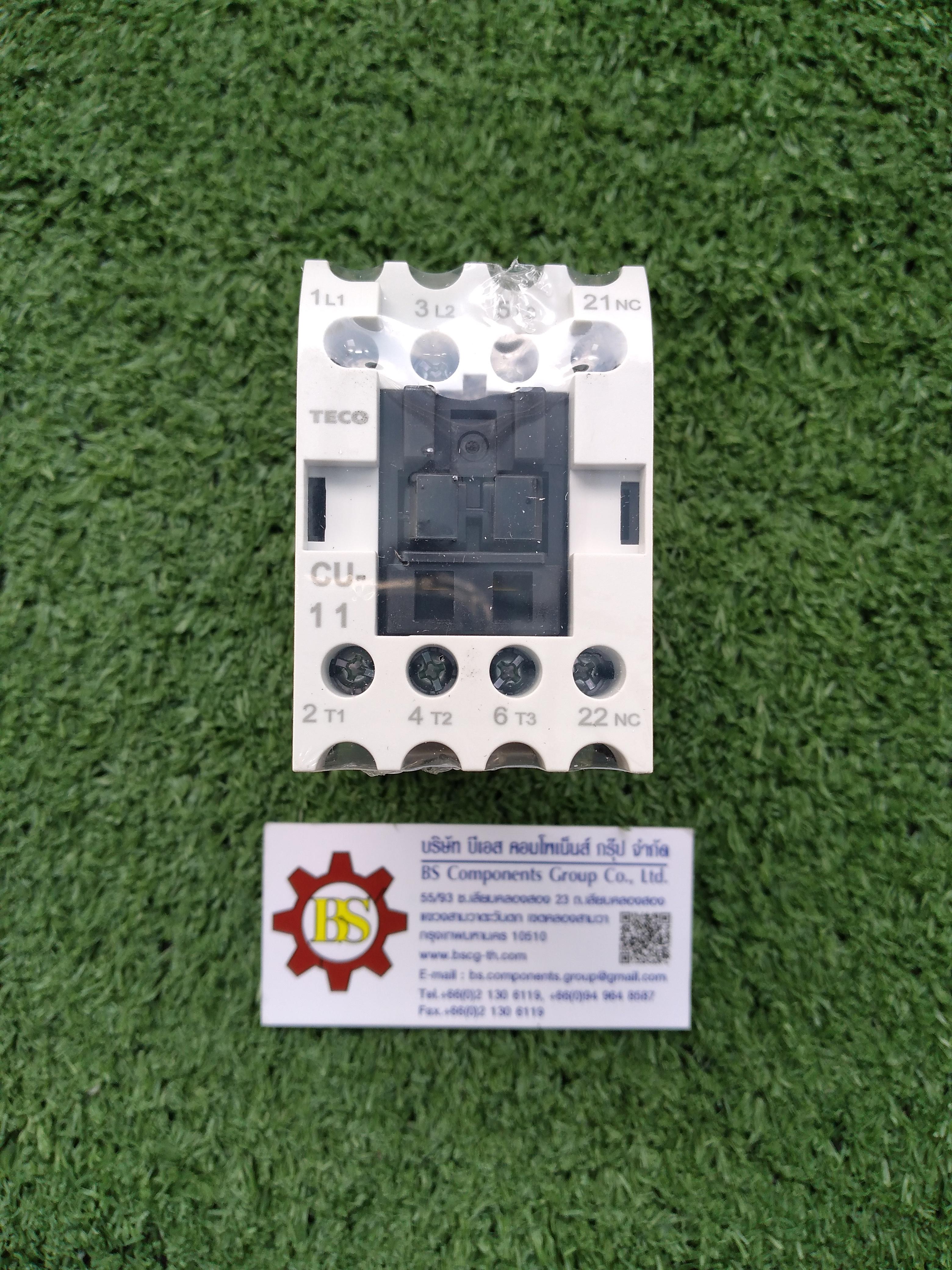 TECO : คอนแทคเตอร์ CU-11 Coil220VAC