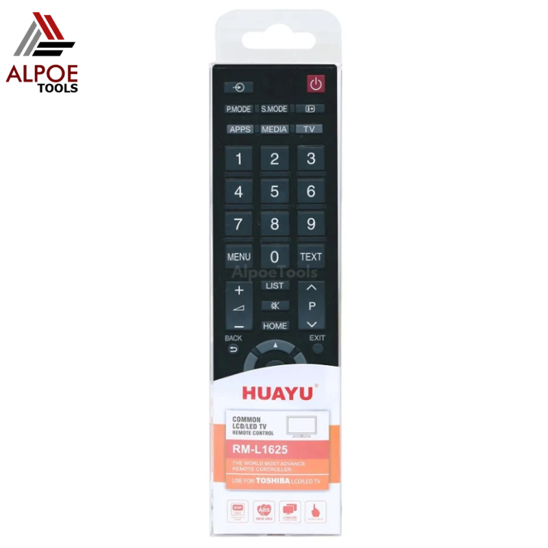 รีโมททีวีรวม Toshiba รหัส RM-L1625 สำหรับ LED , LCD , Smart TV