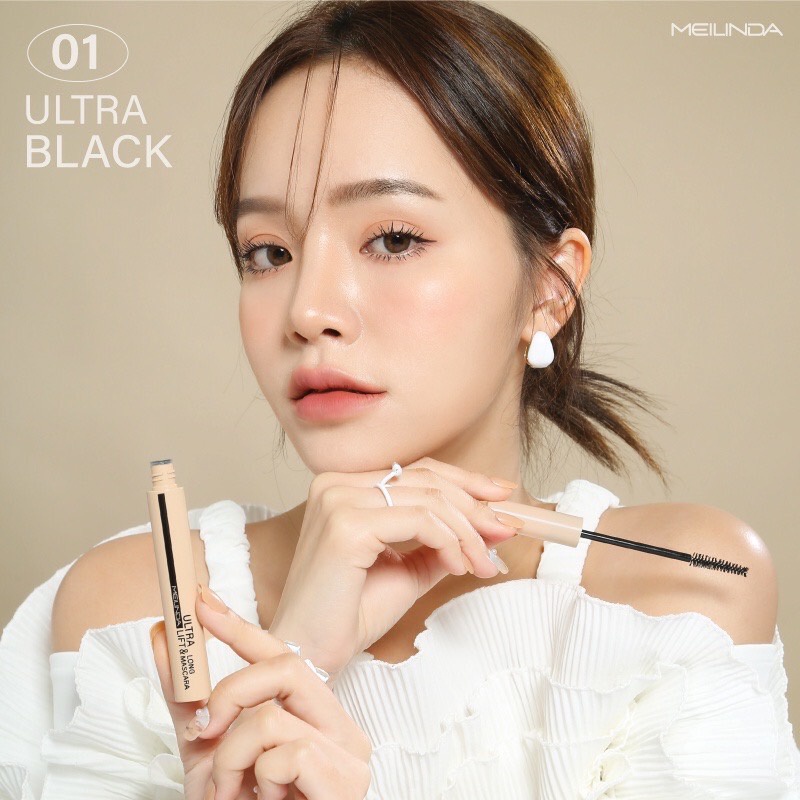 MEILINDA Ultra lift & long mascara 10มล. MC6023 เมลินดา มาสคาร่า