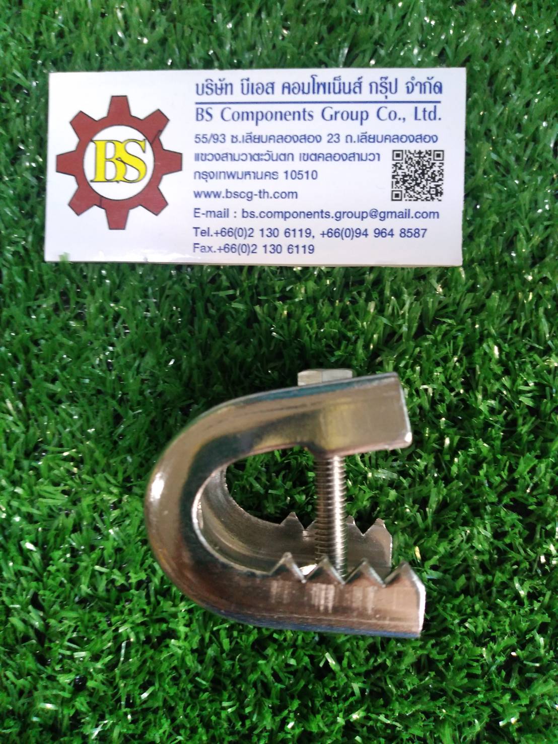 SEC : แคล้มฟันจระเข้สแตนเลส (Stainless Steel) 1 16mm.