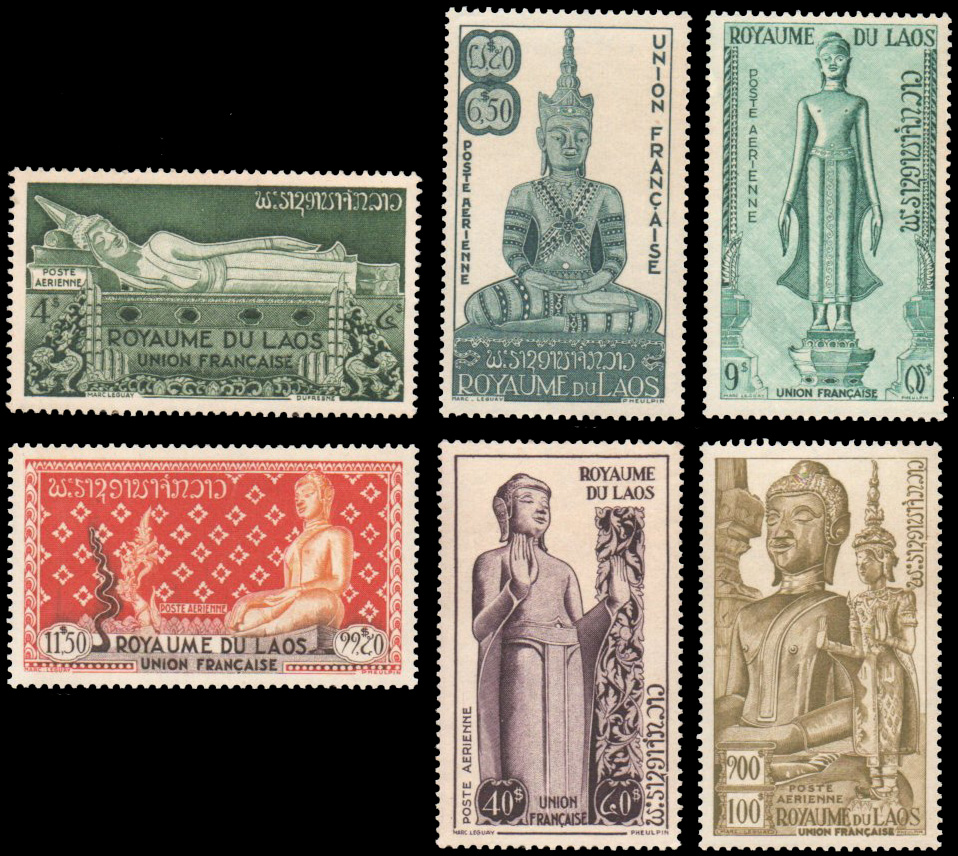 1953 Airmail - Statues of Buddha