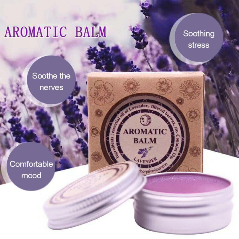 Lavender Aromatic Balm ยาหม่องลาเวนเดอร์ ผ่อนคลาย หลับสบาย Relax Sleepless