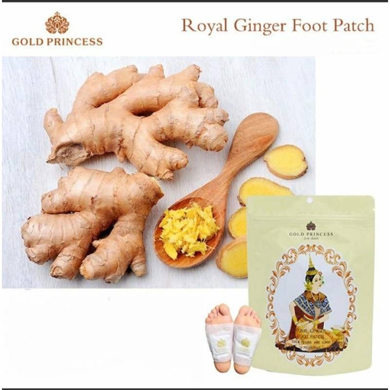 Gold Princess Foot Patch แผ่นแปะเท้า นางรำ (10 แผ่น/ซอง)
