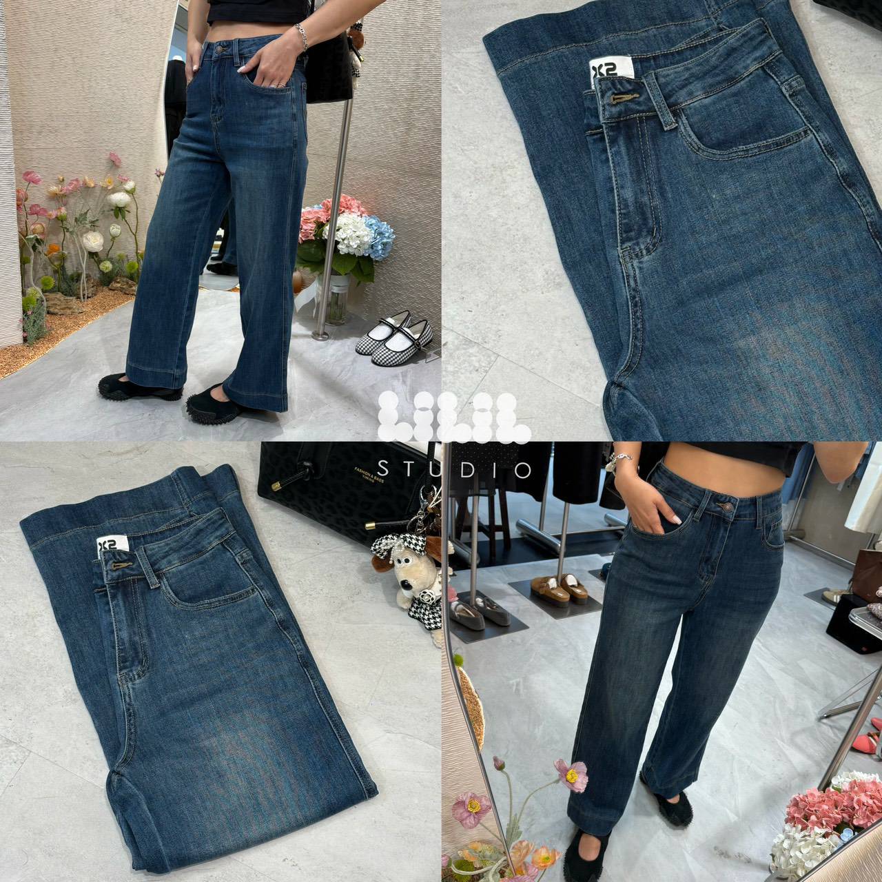 High Waist Flexi Jeans▪️ เกงยีนส์ ขา 9ส่วน อินสุด ทรงเป๊ะแม่ค้าคอนเฟริ์ม เกงทรงนี้พลางดีสุด ห้ามพลาดค่ะ