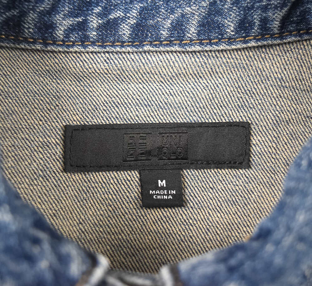 UNIQLOแท้ รอบอก 34 เสื้อแจ็คเก็ตยีนส์ ผู้หญิง ยูนิโคล่ สียีนส์ เสื้อแขนยาว เนื้อผ้าดี