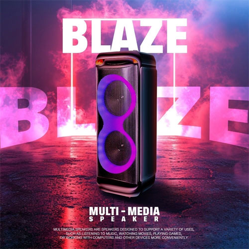 BLAZE SAAG SPEAKER BLUETOOTH +MIC*2/30W SP-SA-20-BLAZE