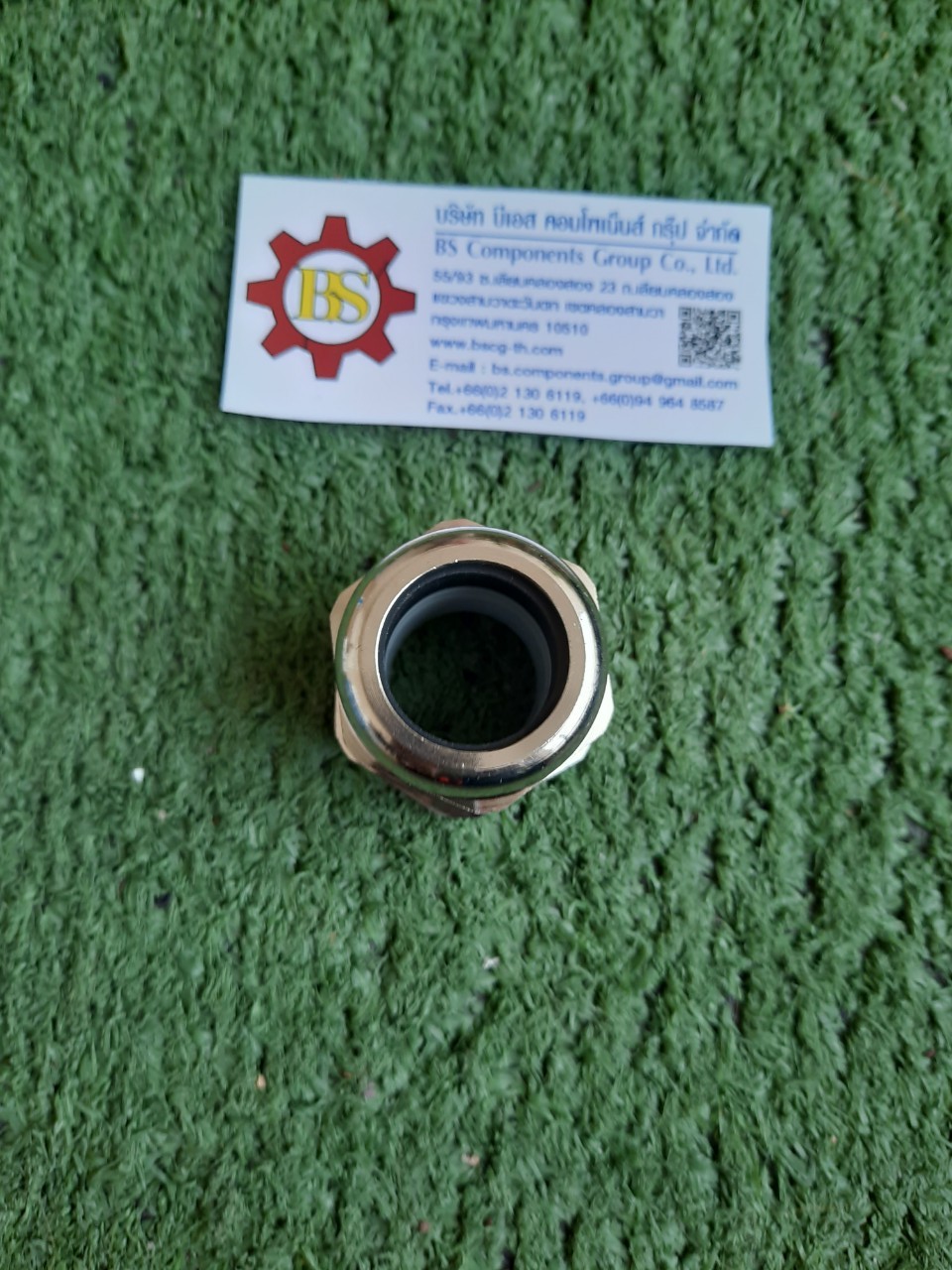 SHINOHAWA : Brass Cable grand ทองเหลือง ชุบนิเกิ้ล G1" IP44