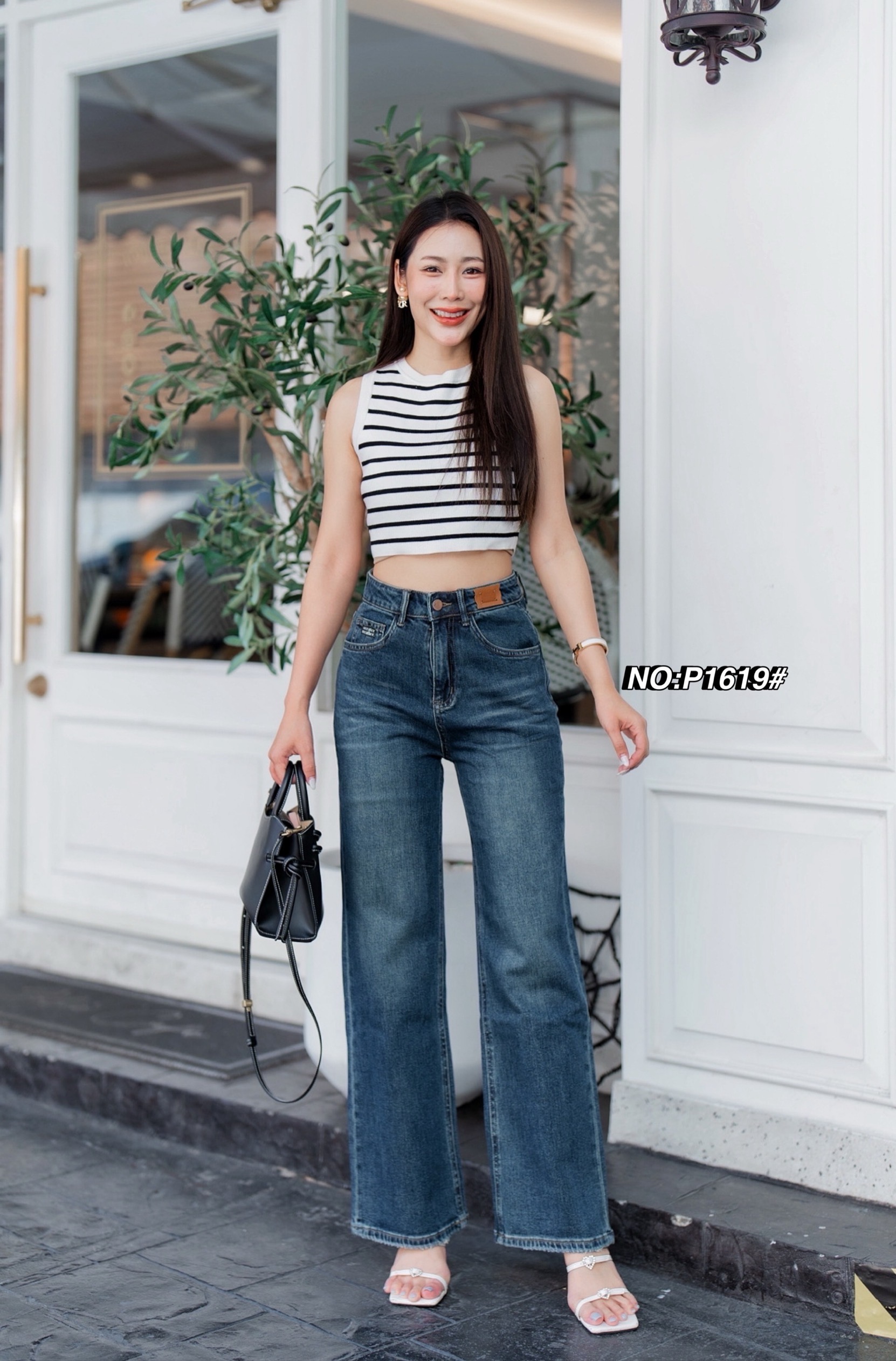 Major Made.】รอบ6 No.RG1619# -ขอแนะนำกางเกงยีนรุ่นนี้เป็นพิเศษ ขอกรี๊ดก่อนเลย (ผ้ายืดหน่อยค่ะ)งานสวยจริงๆ ไม่ว่าเนื้อผ้า ทั้งสีและทรง สวยไปหมดเลยค่า กางเกงยีนส์ขากระบอก ทรงเอวสูงงงง ดีเทลกระเป๋าเก๋ๆ ใส่สบายสุดๆ ปลายขากว้างสวย ใส่แล้วดูเพรียวสูง