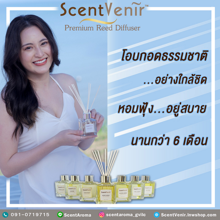 ก้านไม้หอม ไม้หวายกระจายกลิ่น Reed Diffuser