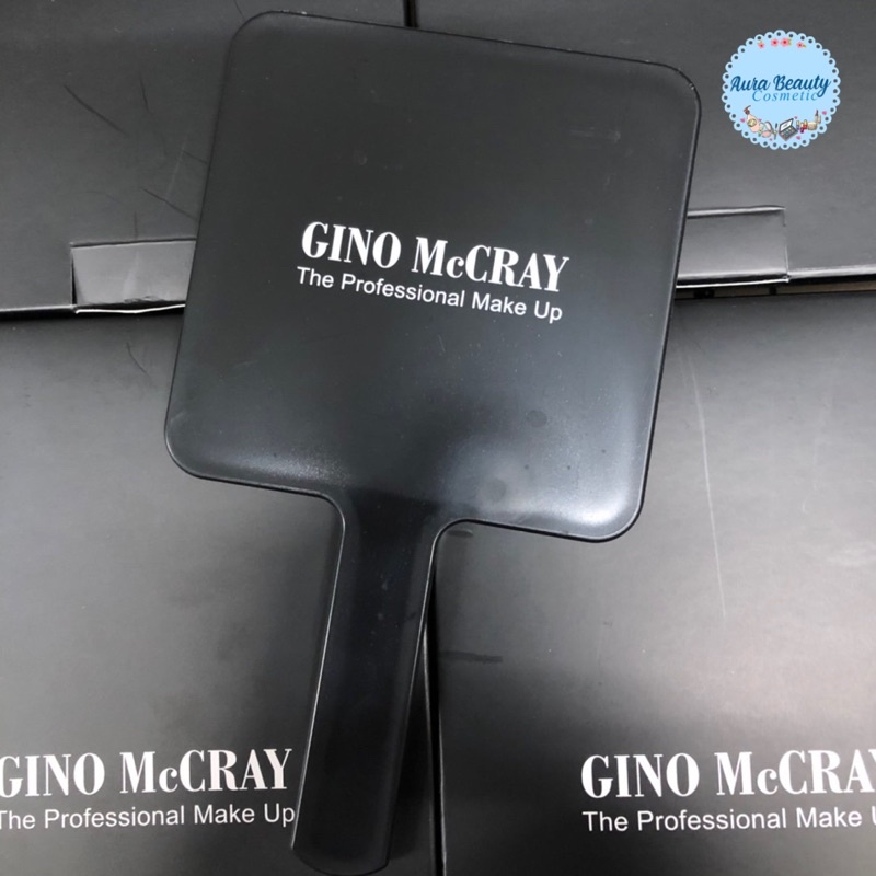 Gino MCCray กระจกแต่งหน้า ขนาด 9 cm * 9 cm สีดำ