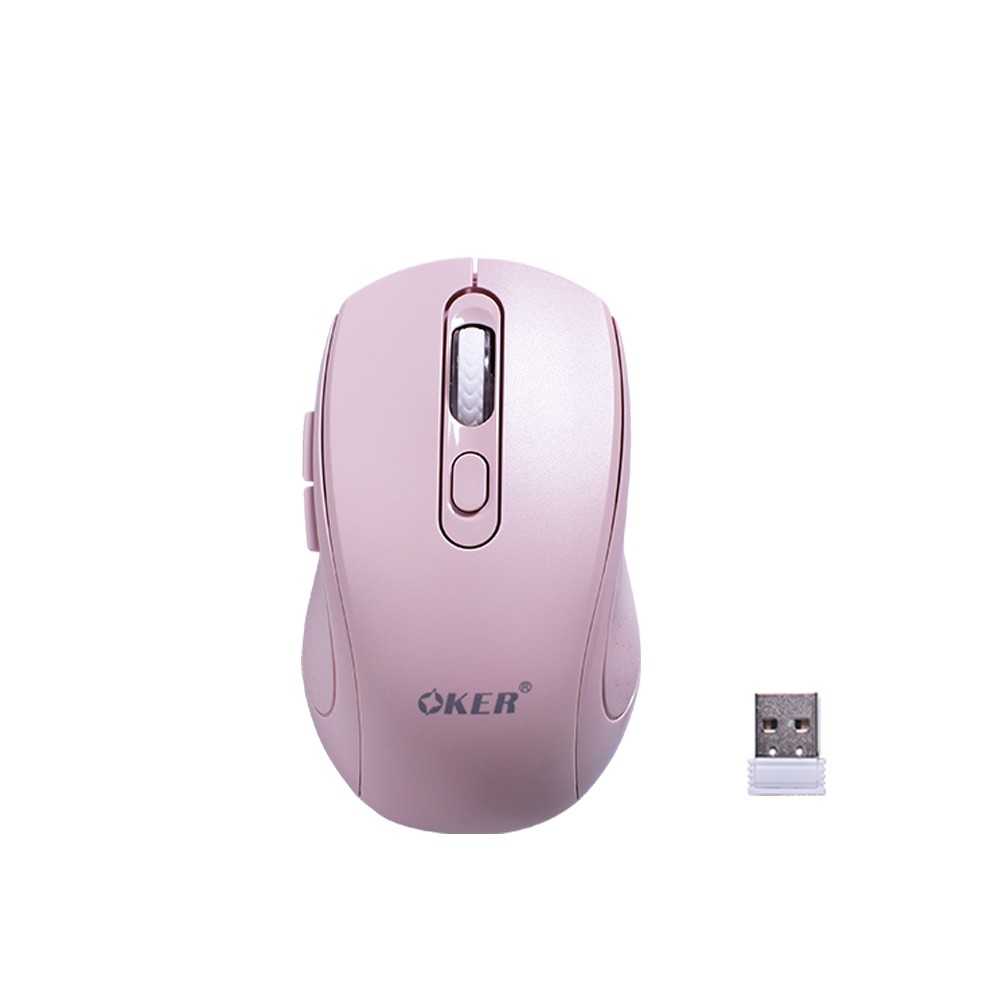 OKER M825 WIRELESS MOUSE 1600DPI เม้าท์ไร้สาย ไฟ7สี SKU-02959